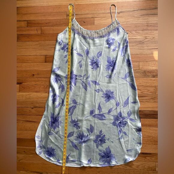 California Dynasty Vintage 2XL Gown mint & periwinkle - Picture 5 of 11